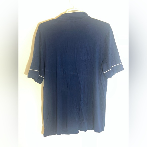 EBERJEY TENCEL Modal Short Sleeve Women's Navy Blue Pajama TOP SMALL - Picture 12 of 12